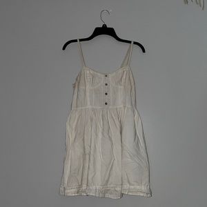 cute cream babydoll dress